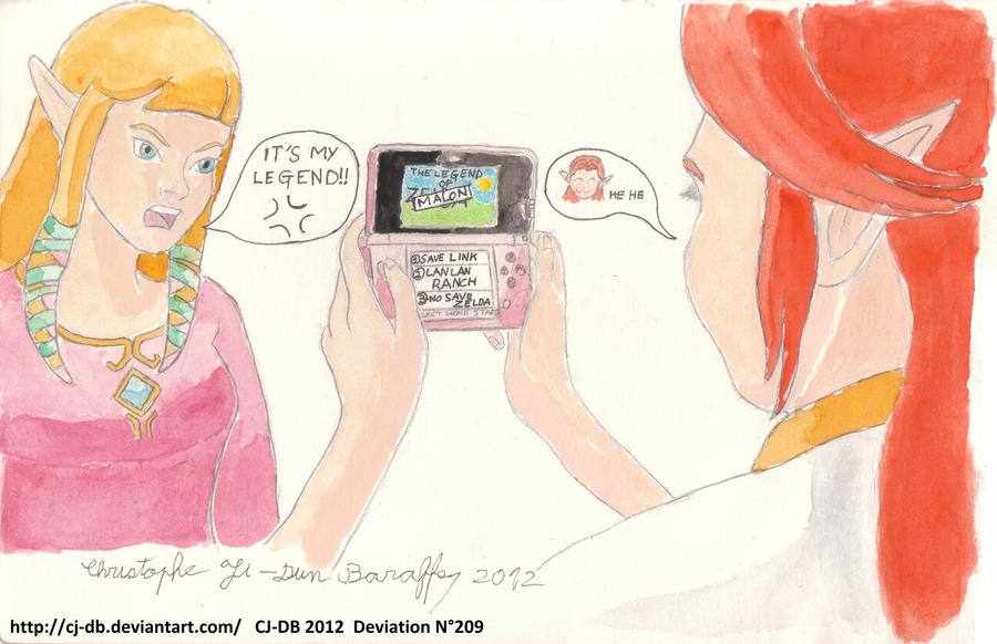 Malon plays the 3DS N2