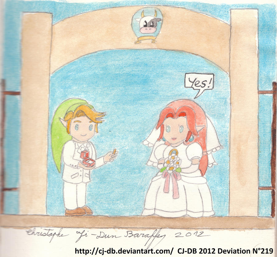 The wedding's Paper Link and Malon