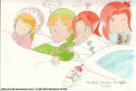 The babies of Hyrule in bed