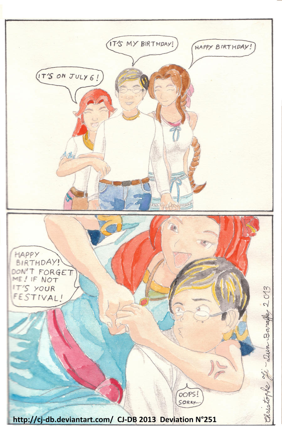 My birthday and my festival