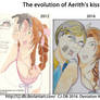 The evolution of Aerith's kiss