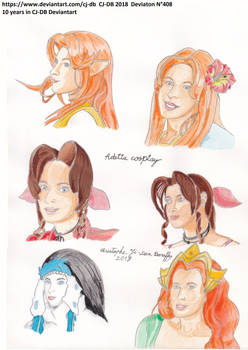 10 years 6 Adella's portraits