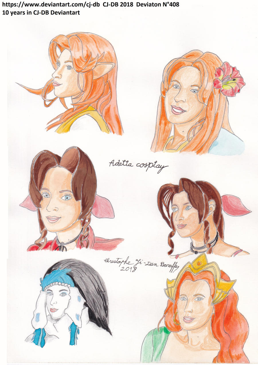 10 years 6 Adella's portraits