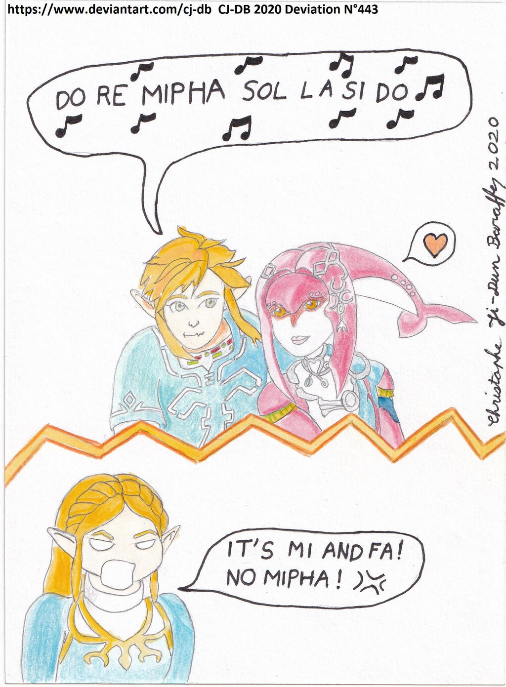The musical notes for Mipha.
