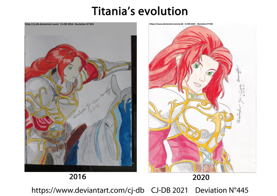 Titania's evolution