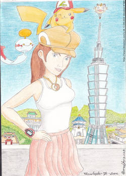 Pokemon trainer in Taipei
