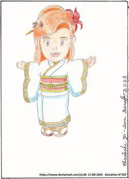 Chibi Marine in kimono