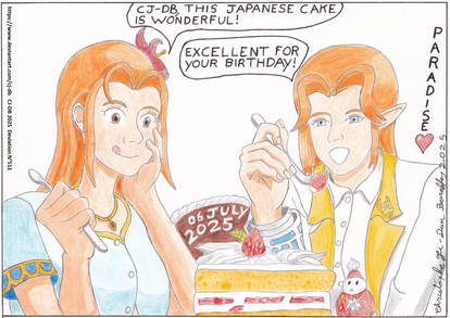 The cake japanese of paradis