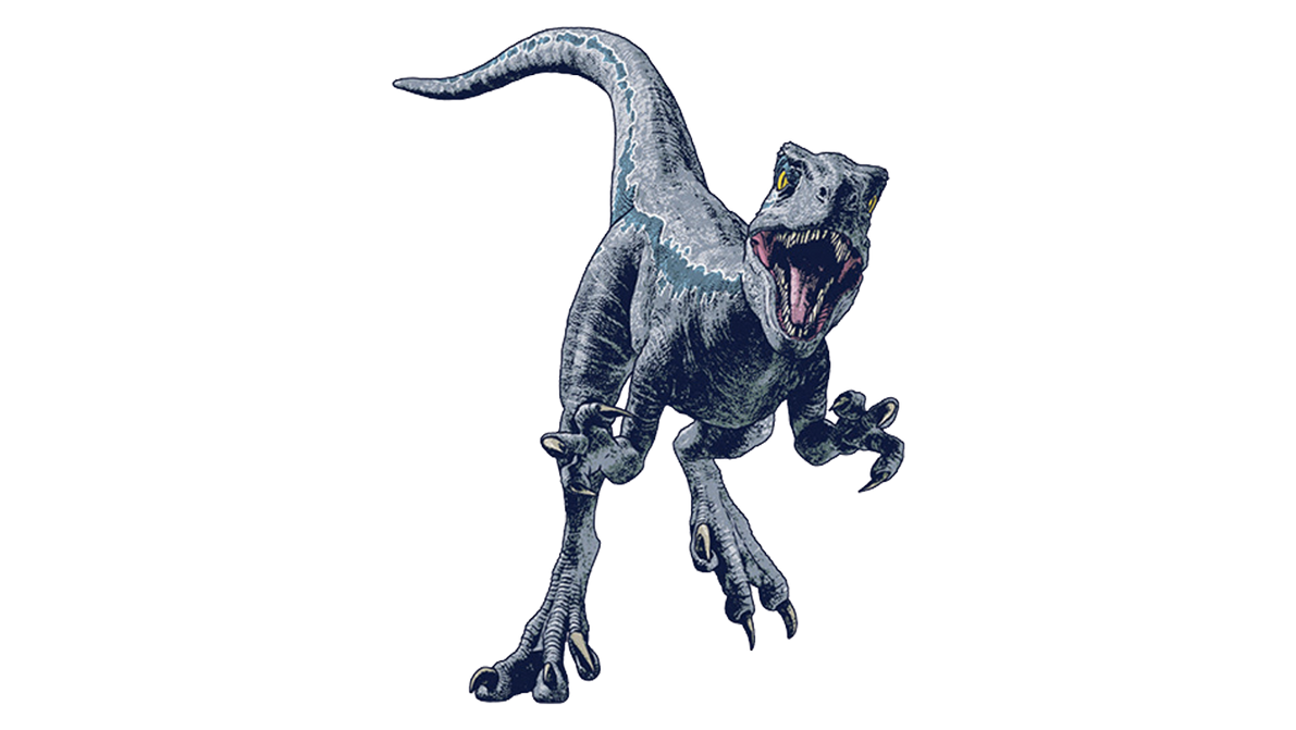 Cute Blue Rapter Jurassic world dominion Raptor blue render png by Junior3DSYMas on ...