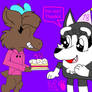 Agnes Moose gives Cake to LA! (EARLY B-DAY GIFT)
