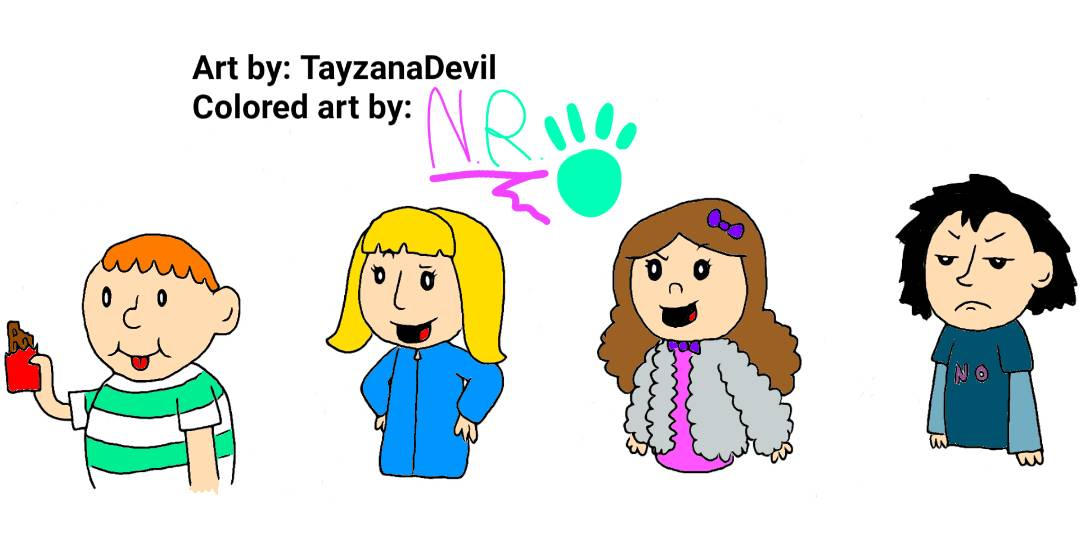 The 4 Kids from CATCF! by PopTartWolfyUwU on DeviantArt
