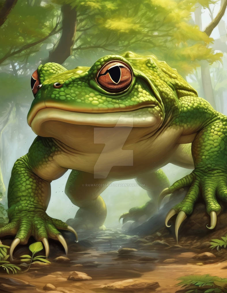 Shadowy Toad Toad1 by RawAccessArt on DeviantArt