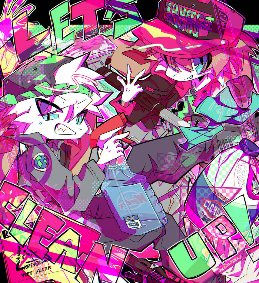 klean-up krew bunnehz by dizzybunny9 on DeviantArt