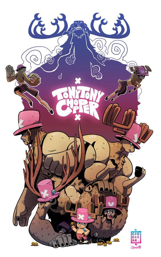 Funny One Piece Coaster - Tony Tony Chopper (One Piece Parody) (Ref:805)