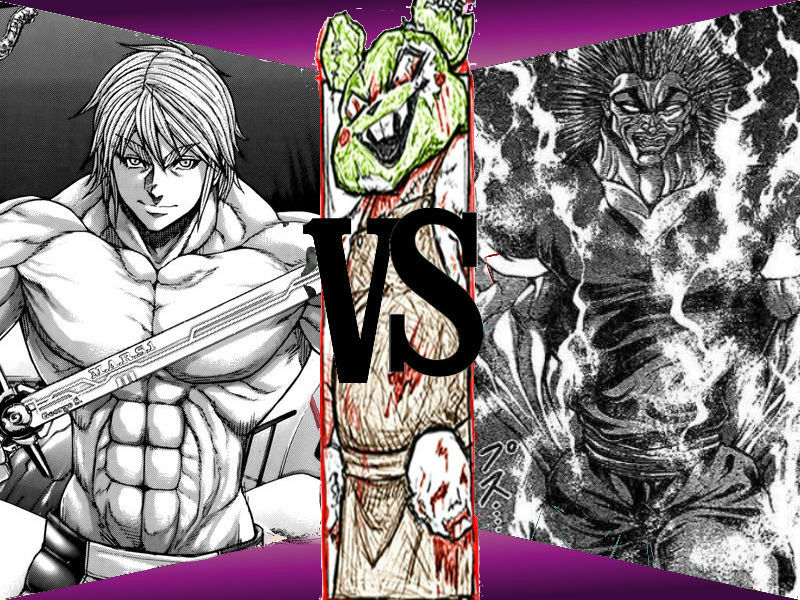 New artwork of Baki hanma vs yujiro hanma by bobstone776 on DeviantArt