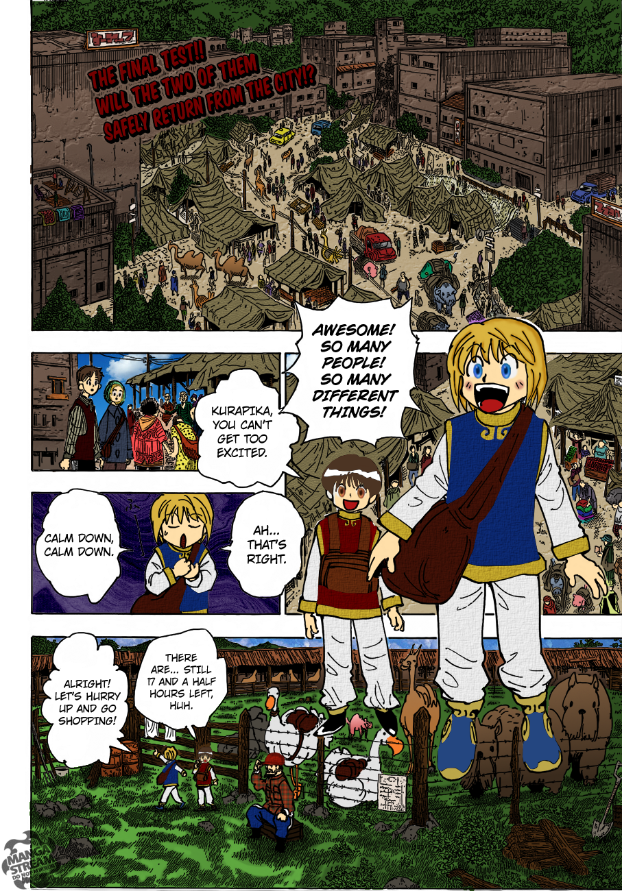 Hunter X Hunter Chapter 340 Page 3 Colored By Needtokilltime On Deviantart