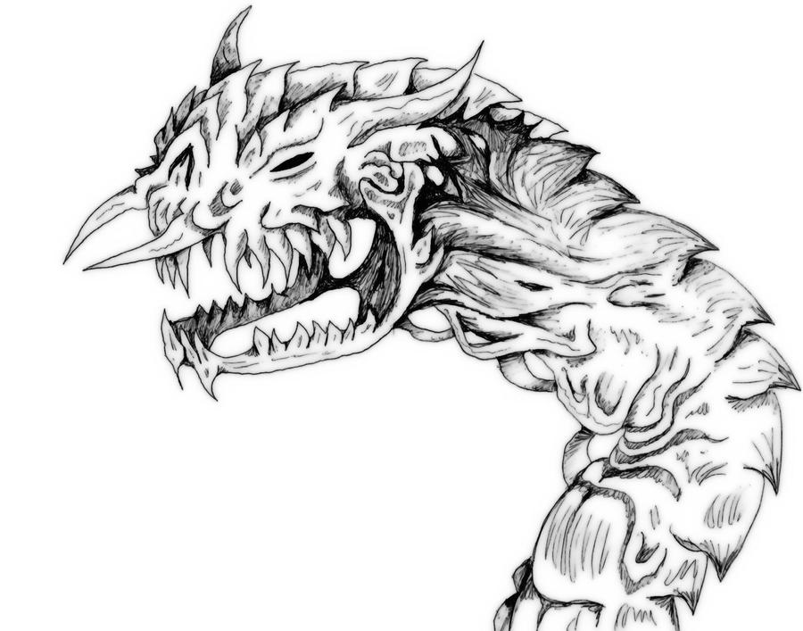 Skull beast by Dracospyre on DeviantArt