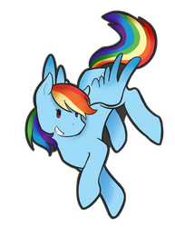 Rainbdow Dash (Sticker Chibu)