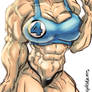 Huge muscle - Sue Storm