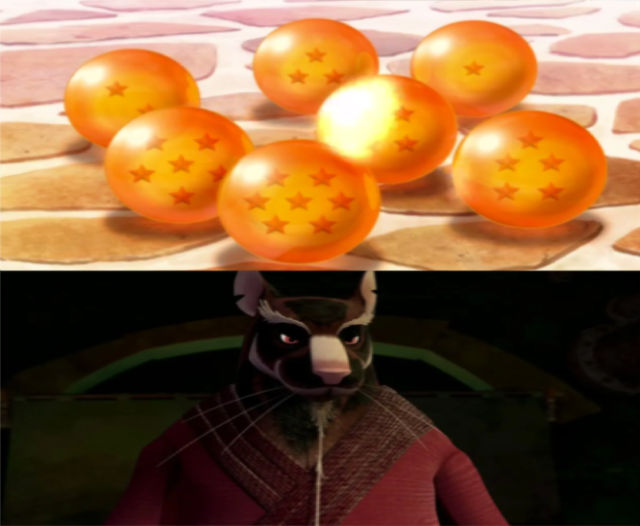 Dragon Balls brought Splinter back to life meme by Foxya2003 on DeviantArt