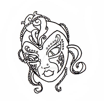 Mask Line Work Mask 1 Linework by Biana117 on DeviantArt