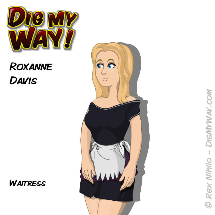 Character Roxanne Davis - smiling version for game by nihilorex on ...