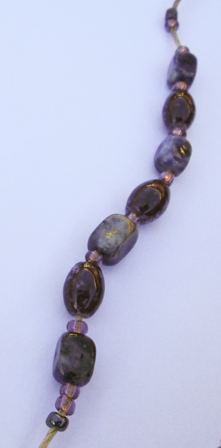 Purple and violet bracelet