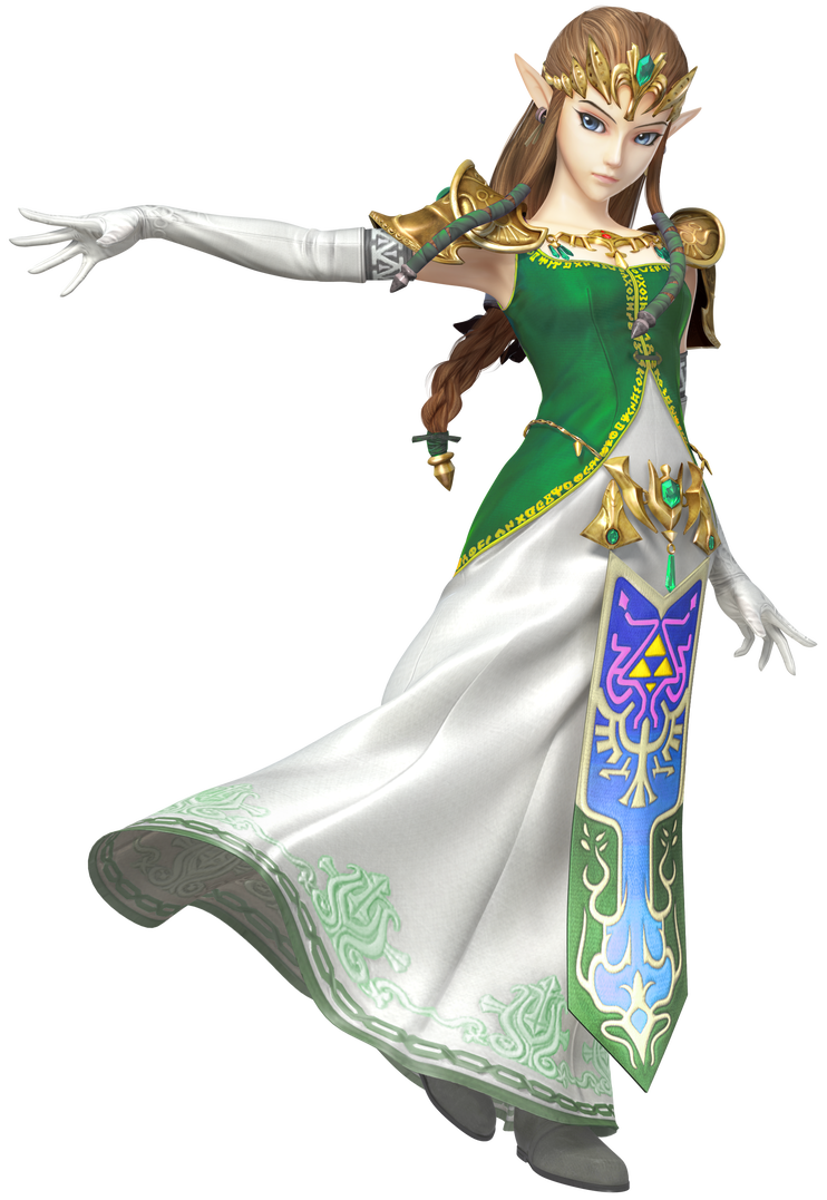 zelda green dress Greener Green Zelda Mod for Super Smash Bros. (Wii U)