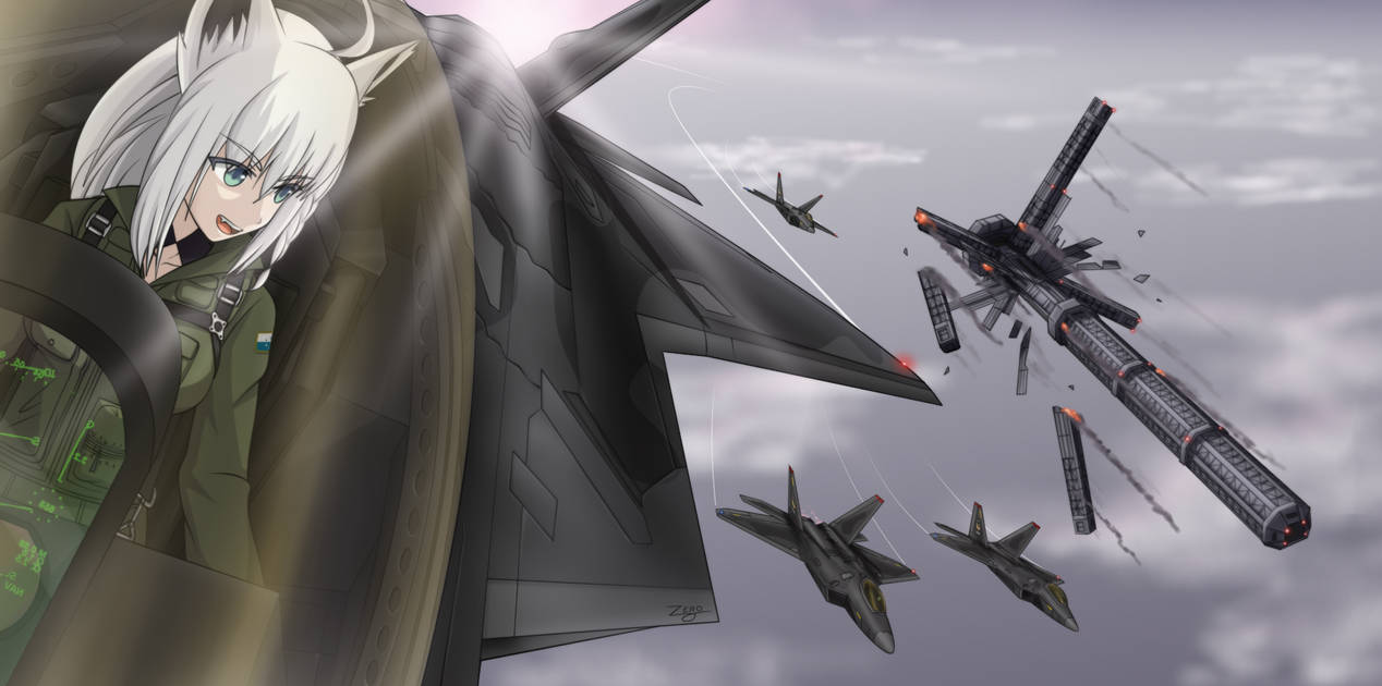 Shirakami Fubuki Ace Combat 5 (Final Mission) by 73RO on DeviantArt