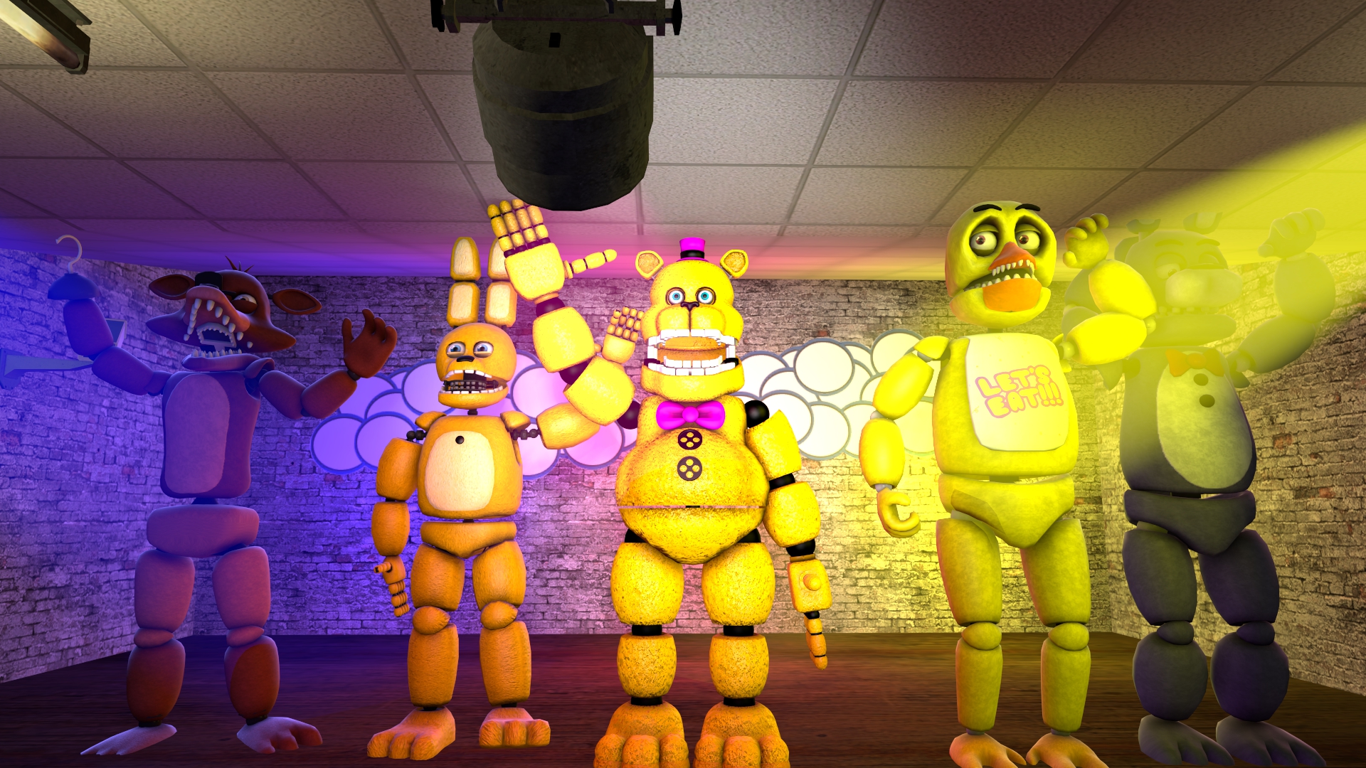 FREDBEAR And Friends by CraftedWorlds on DeviantArt