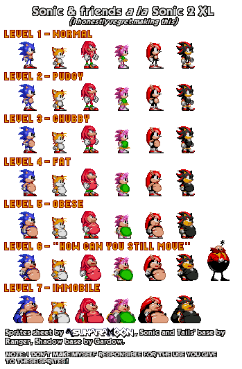 Sonic Chaos Sonic Sprites (Sonic 2 Palette) by NickyTeam2 on DeviantArt