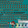 Shadow The Hedgehog (Sonic Megamix) Sprite Sheet