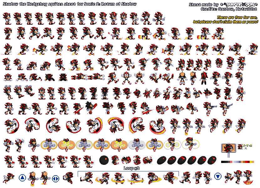 Mighty the Armadillo (Sonic Megamix) Sprite Sheet by AsuharaMoon