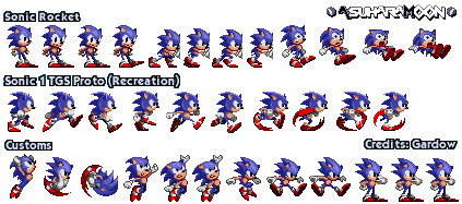 Sonic custom sprite sheet sonic awesome pixel art