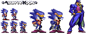 [Sprite] Sonic the Hedgehog as Jotaro Kujo