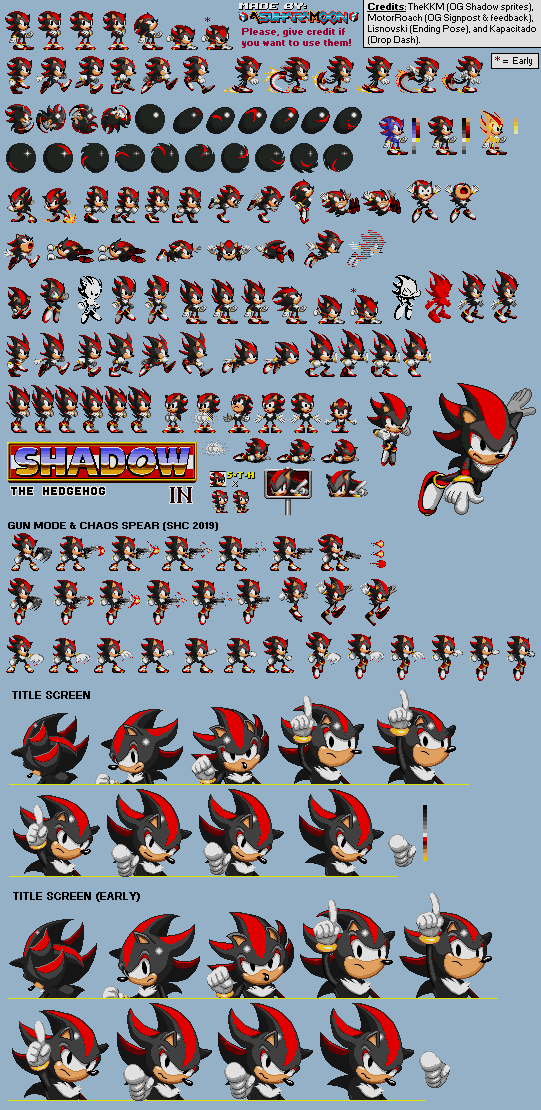 SHADOW THE HEDGEHOG IN SONIC 2 (ROM Hack) 