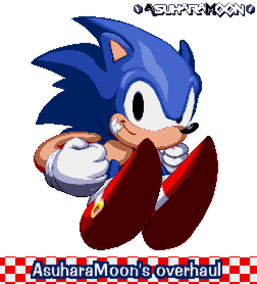 Sonic says opening sprite animation