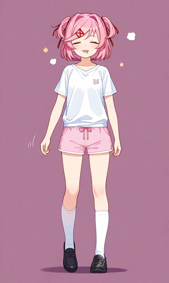 Natsuki sleepwalking by Vaiserion on DeviantArt