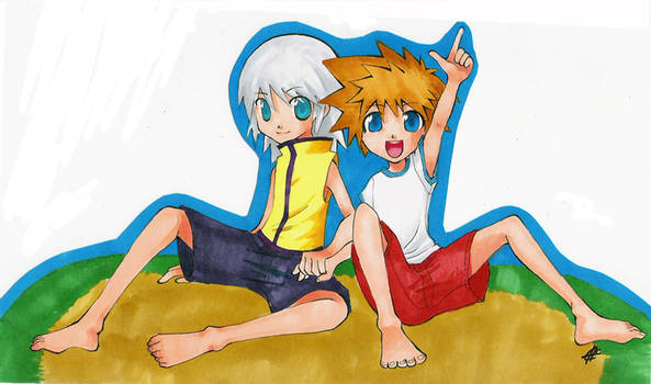 Kiddi Sora and Riku