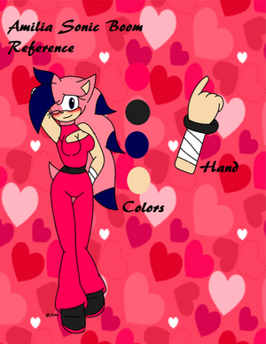 .:Amilia Sonic Boom Reference:. by YoloStarling84 .:Amilia Sonic Boom Reference:. by YoloStarling84
