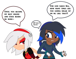 : . Sneaking Up Behind Her . :