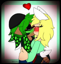 Woomy x BunBun Kissing