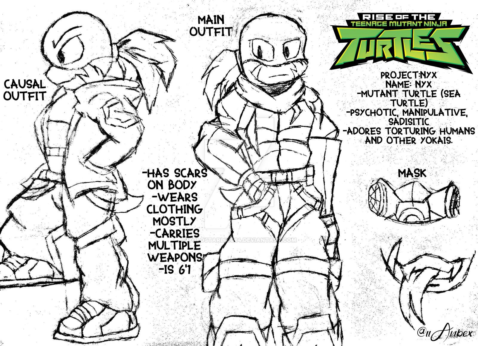Karben Rottmnt Oc RotTMNT OC: PROJECT Nyx by YoloStarling84 on DeviantArt
