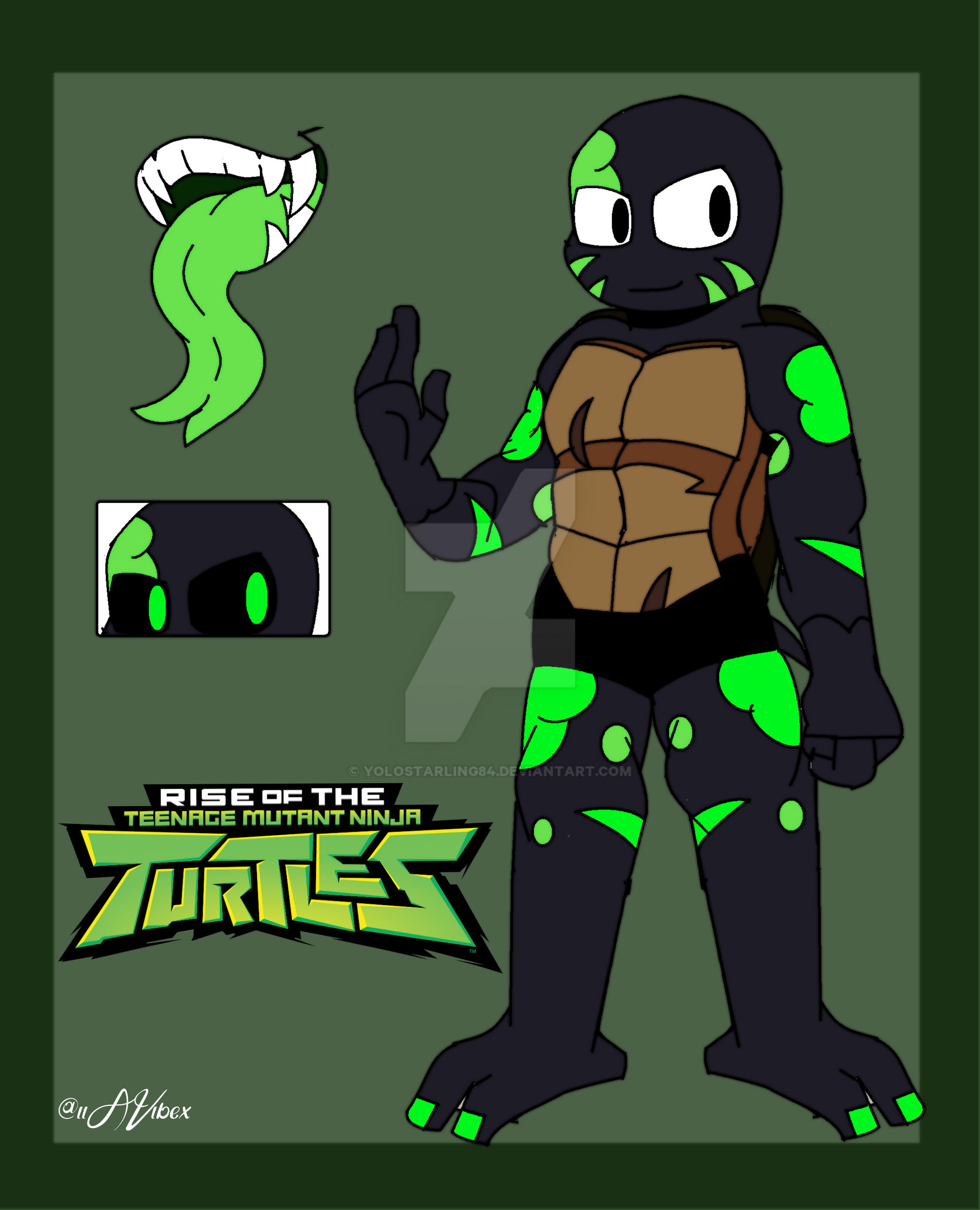 Karben Rottmnt Oc ROTTMNT OC: Venin (Mini Ref) by YoloStarling84 on DeviantArt
