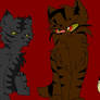 Tigerclaw, Darkstripe, and Longtail