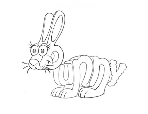 WordWorld design - Bunny by WolfeHanson on DeviantArt