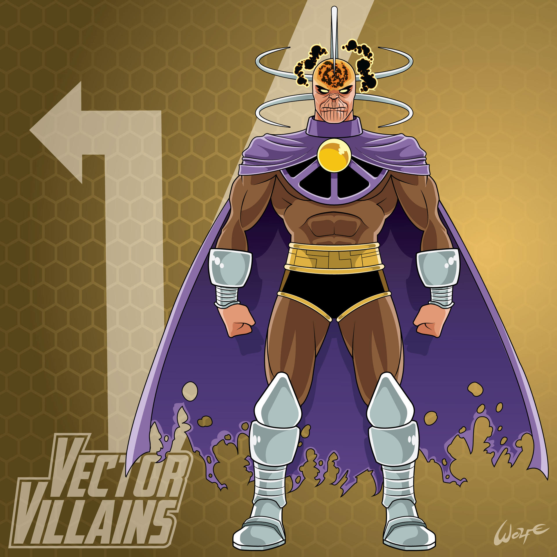 Vector Vengers: Collector (true form) by WolfeHanson on DeviantArt