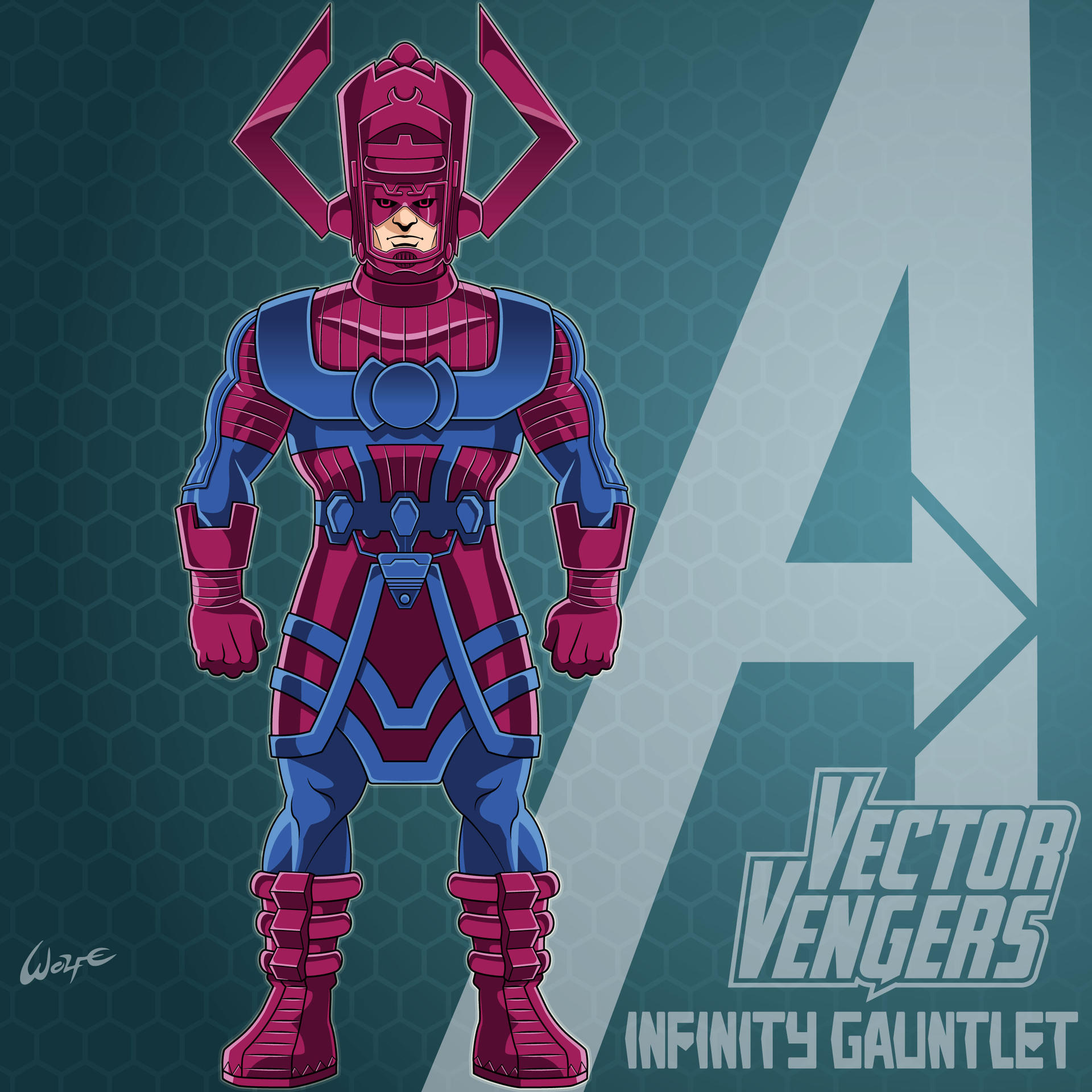 Vector Vengers: Galactus (Infinity Gauntlet) by WolfeHanson on DeviantArt