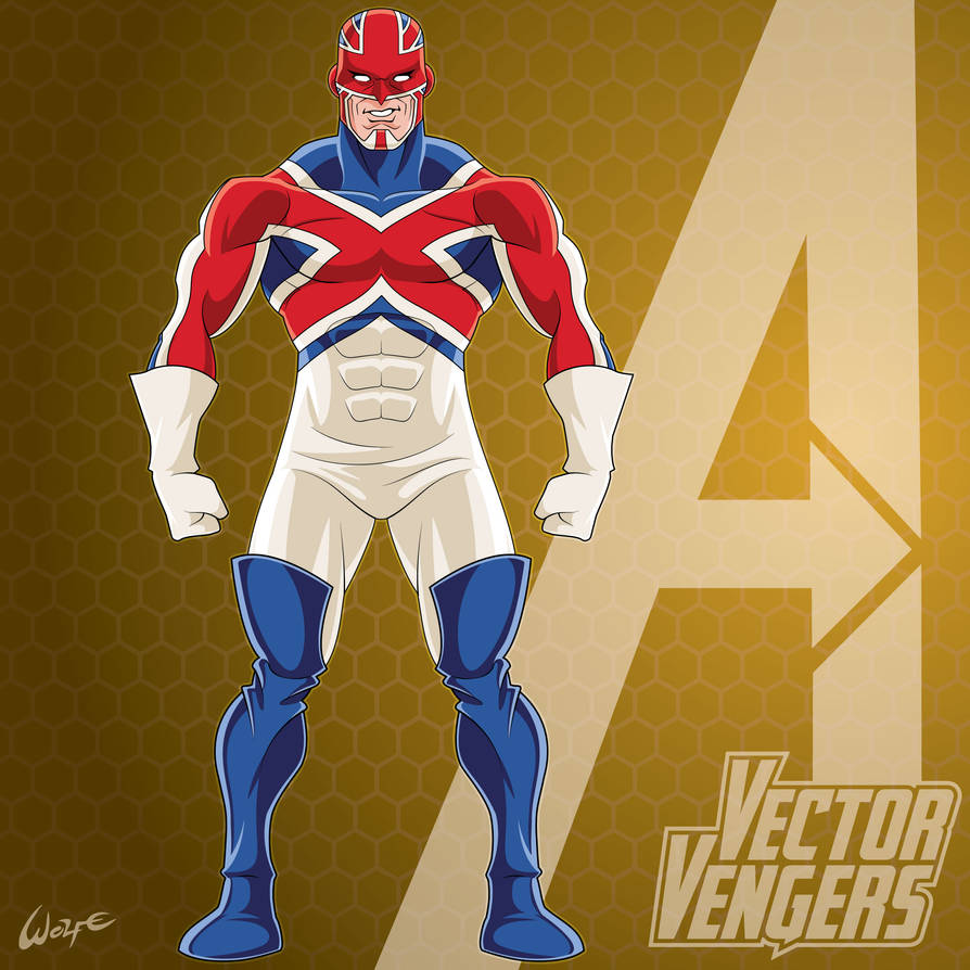 Britain Deviantart Captain Britain (1980s costume) by WolfeHanson on DeviantArt