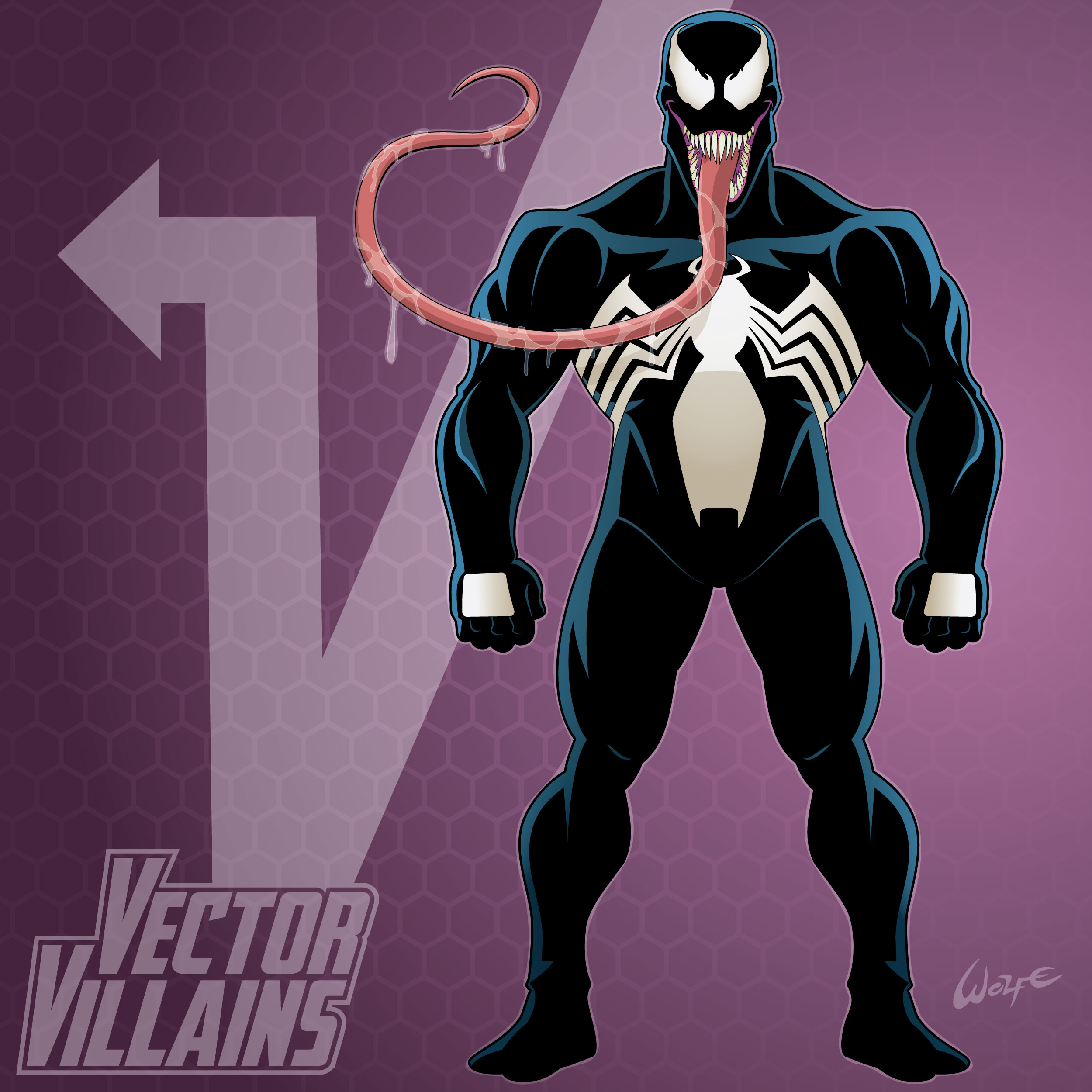 Vector Vengers: Venom by WolfeHanson on DeviantArt